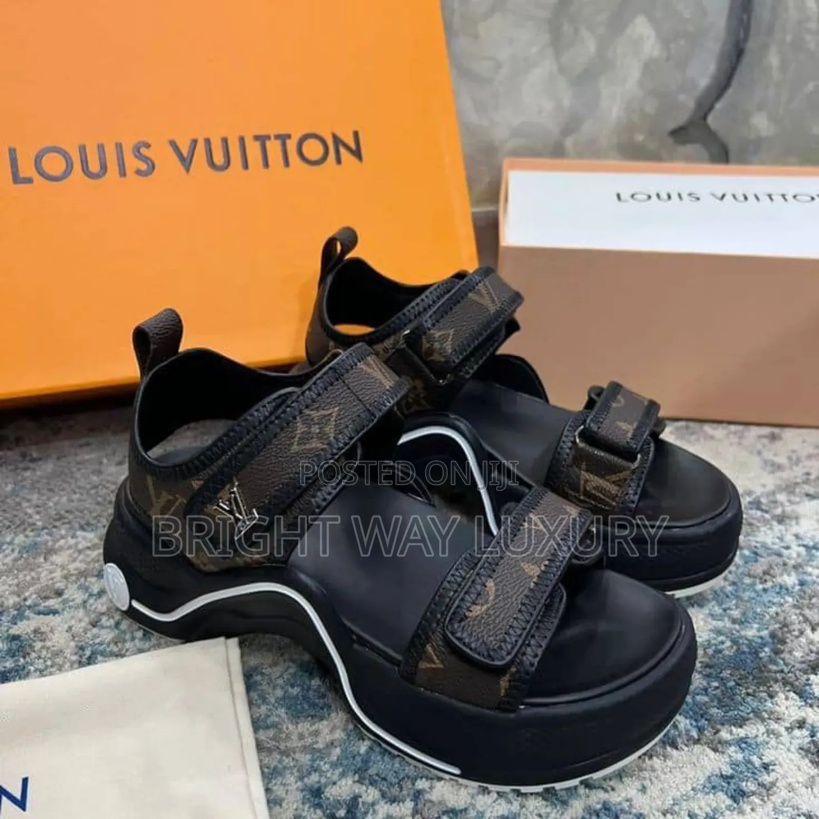 Louis Vuitton Luxury Sandal Colour Dispaly