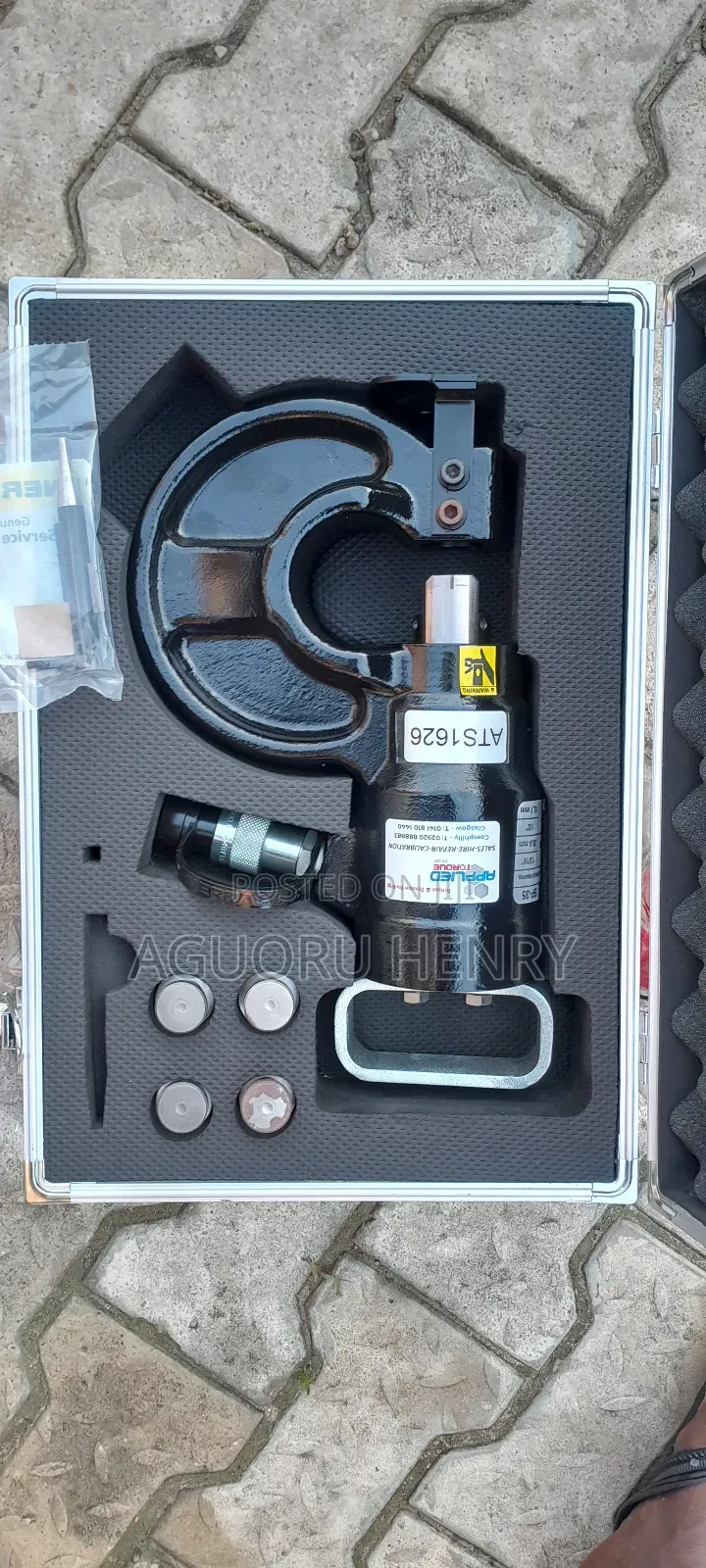 Hydraulic Hole Punch Enerpac