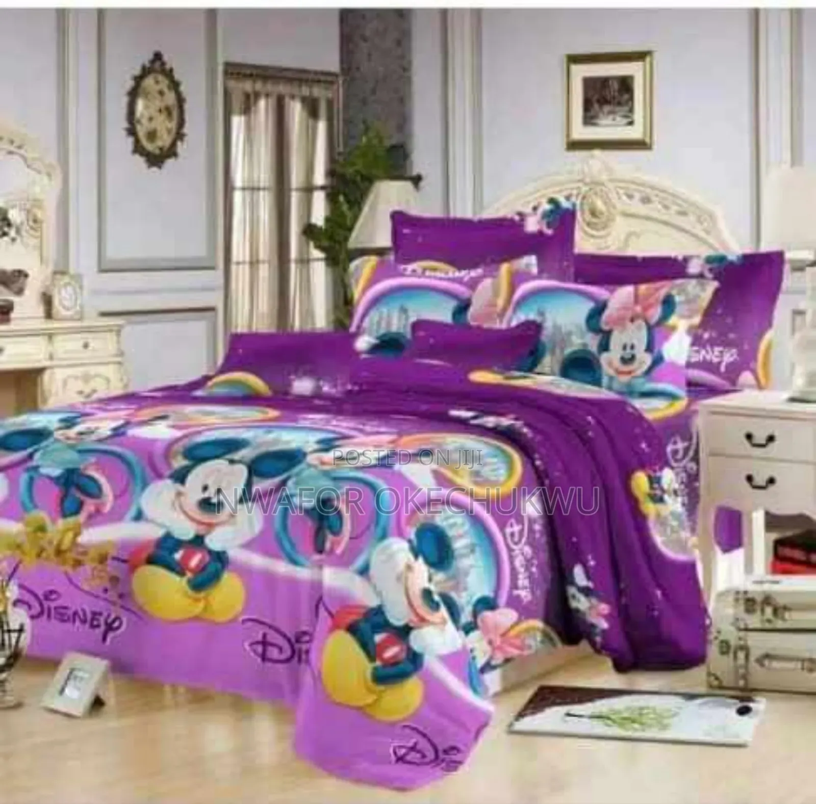 Children Design Multicolour Bedsheet Complete Set