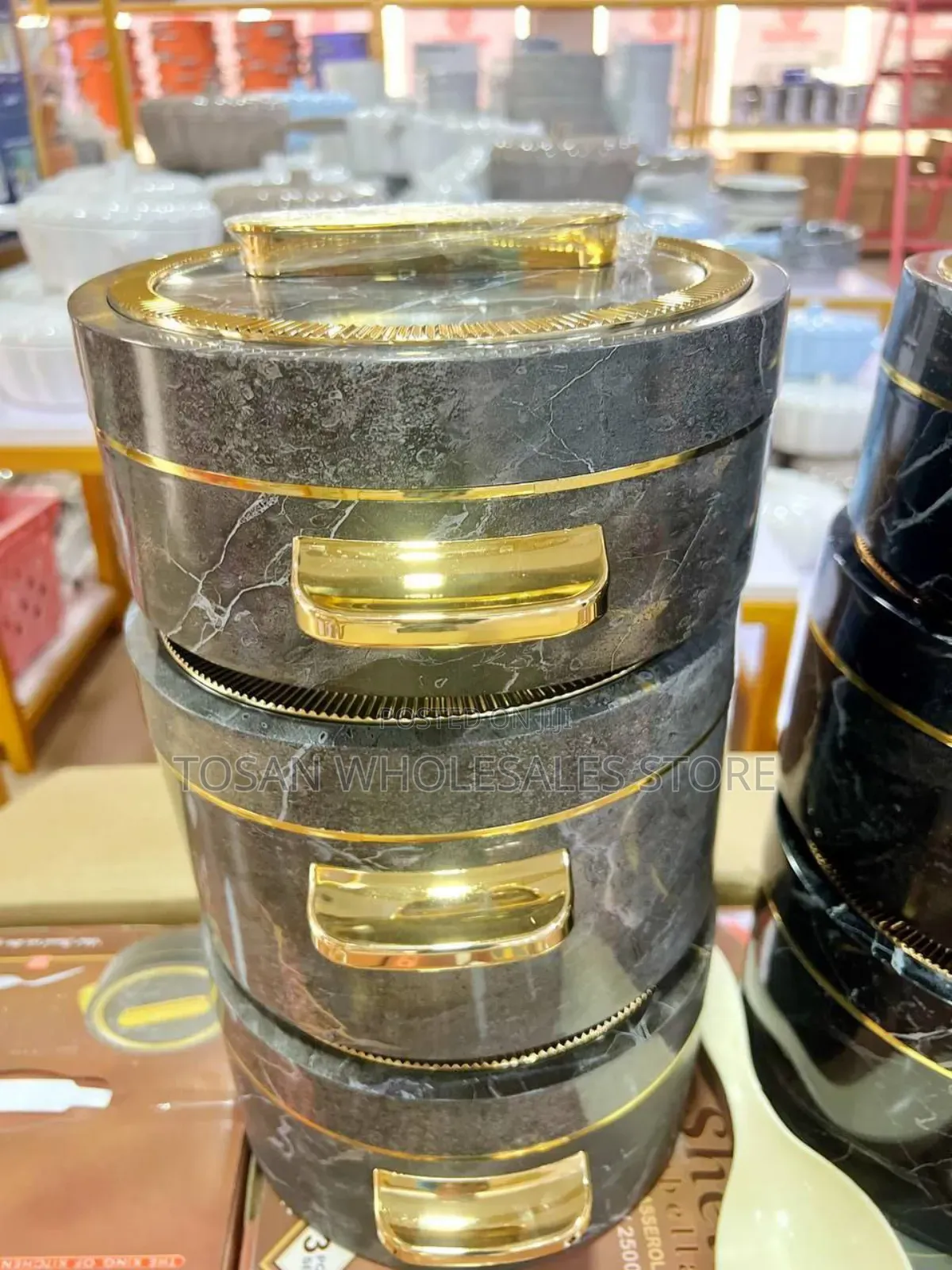 3pcs Shell Marbella Food Warmer