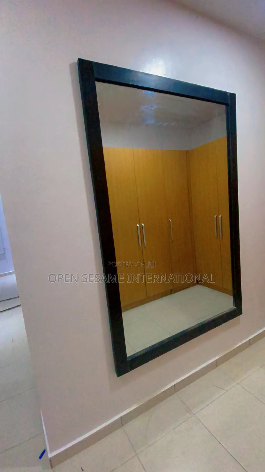 Mirror With Dark HDF Frame