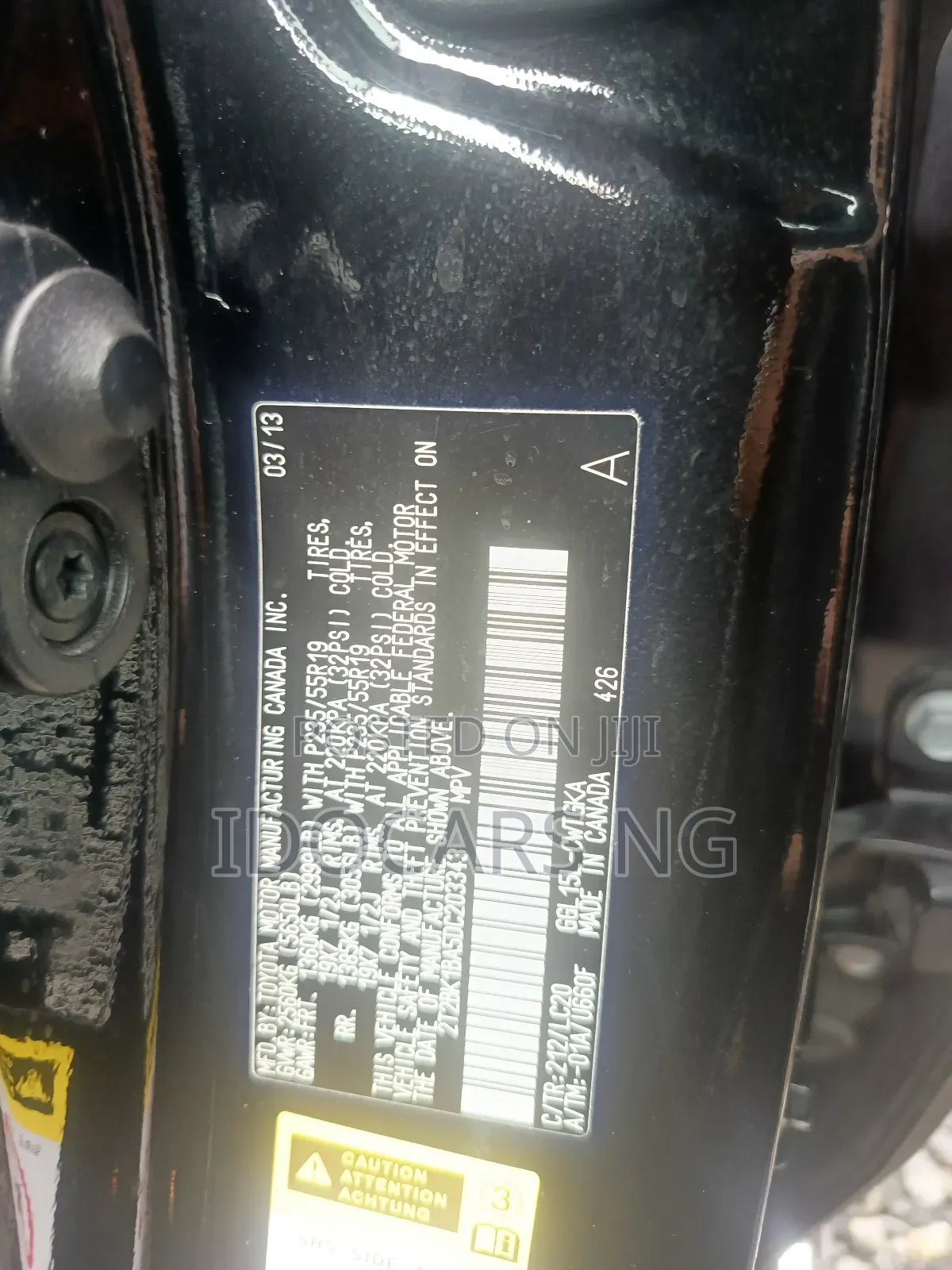 Lexus RX 350 AWD 2013 Black