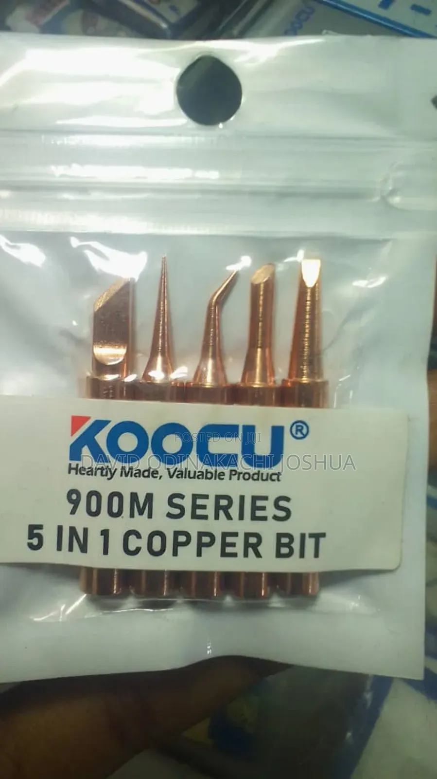5 PCS Pure Copper Soldering Iron Tips Set for Solder Iron