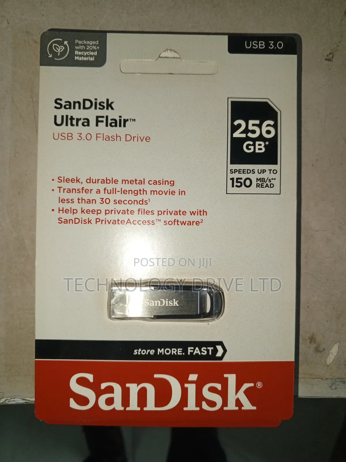 Sandisk 256gb Flash Drive