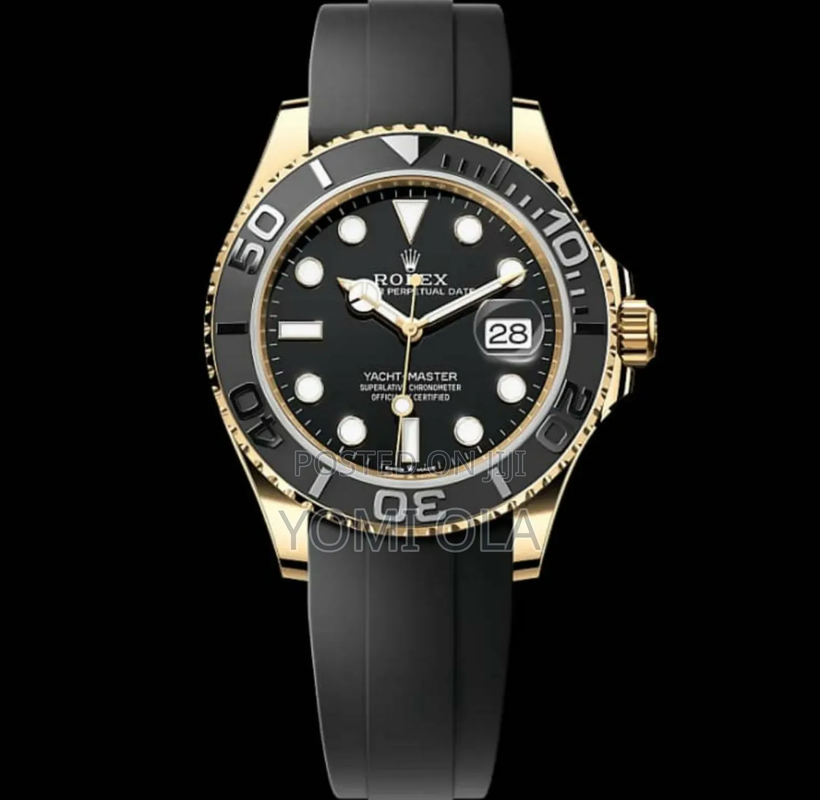 Rolex Yatch-Master Black Oysterflex Bracelet