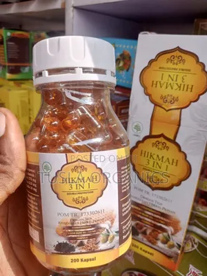 Hikmah 3 in 1 Black Seed Oil, Honey and Olives Capsule