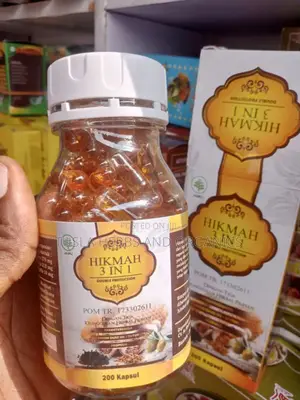 Hikmah 3 in 1 Black Seed Oil, Honey and Olives Capsule