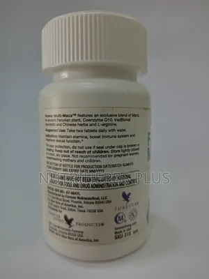 Forever Multi -Maca: Promotes Libido, Stamina and Energy