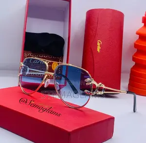 Cartier Men’S Glasses Metal Fashion for Daily Wear