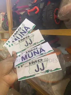 Customized Plate Numbers for Kids Cars