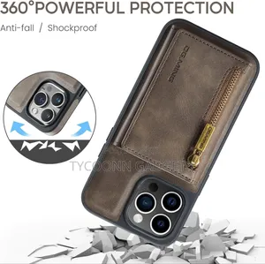 2in1 Detachable Wallet Case for iPhone 15 Pro /16 Pro Max
