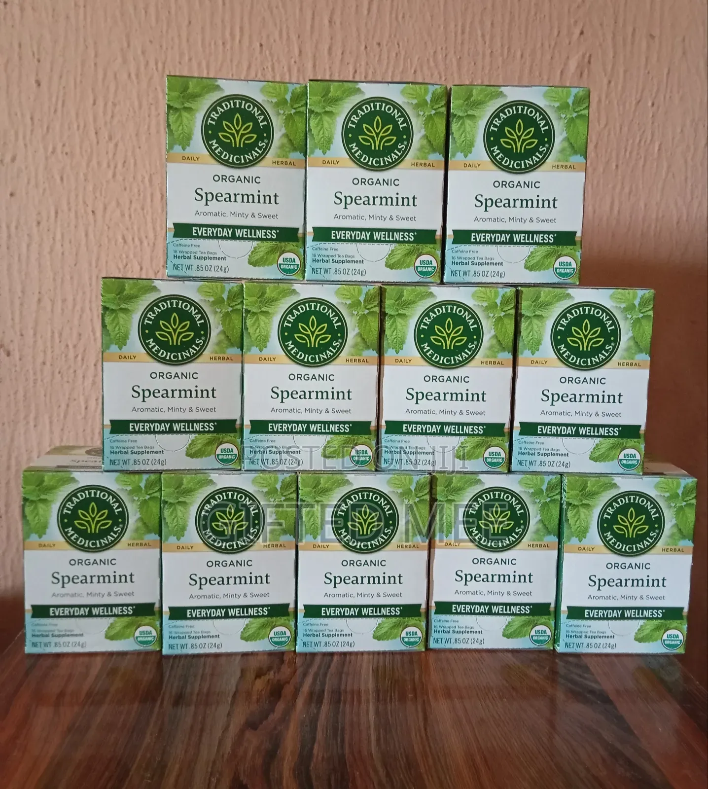 Organic Spearmint Teas for General Wellness