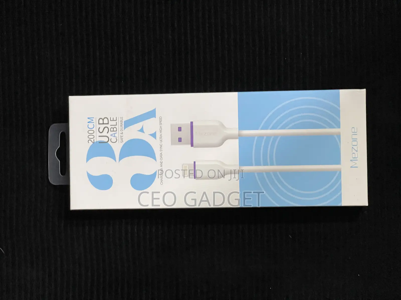 2 Meters Long iPhone Usb a to Lightning Cable Fast Charge