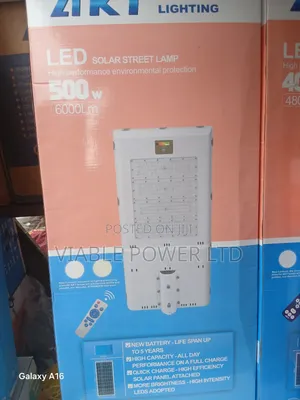 500w Solar Led Street Light Very Effective and Reliable