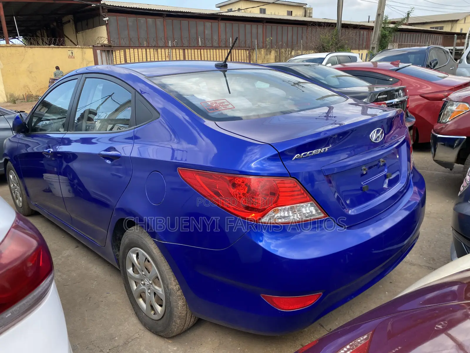 Hyundai Accent 2011 Blue