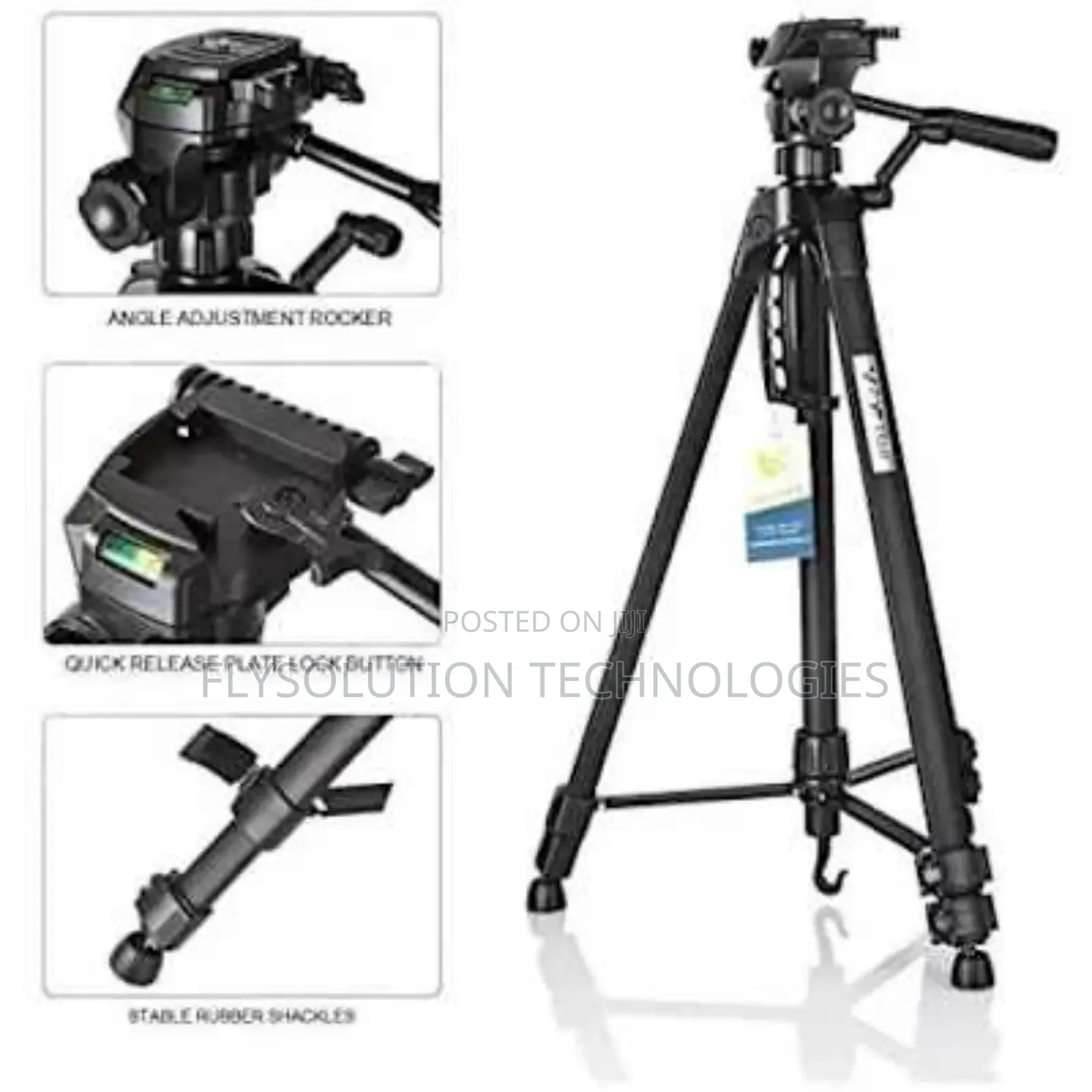 Weifeng Camera Tripod Stand With Phone Holder - Wt-3560