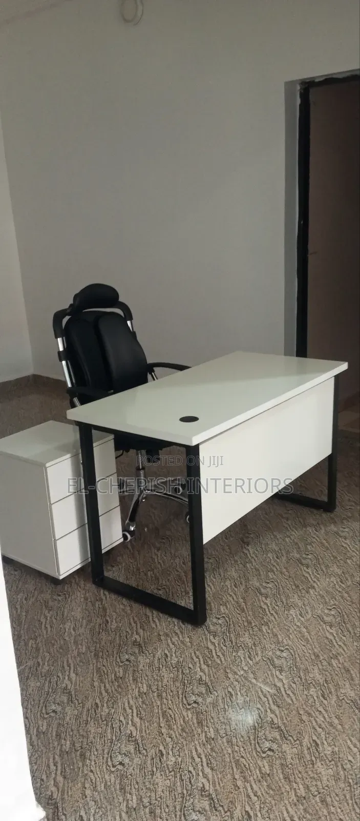 Cossy White Office Table.