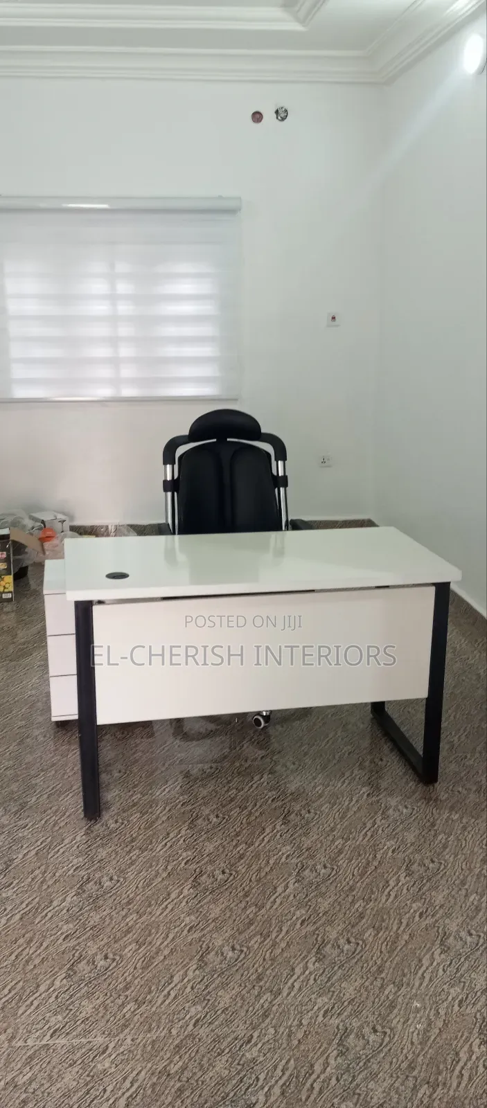 Cossy White Office Table.