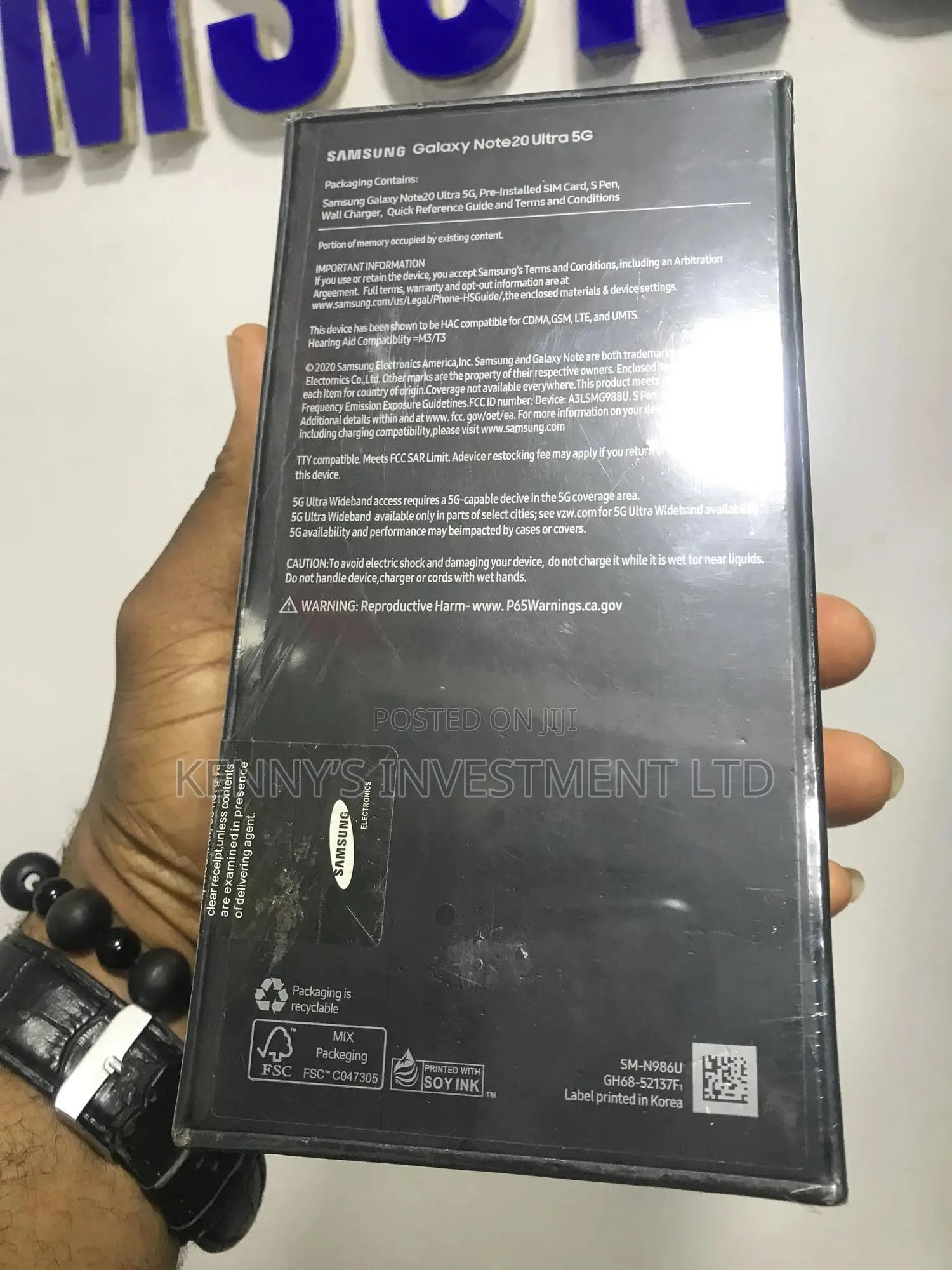 New Samsung Galaxy Note 20 Ultra 512 GB Black