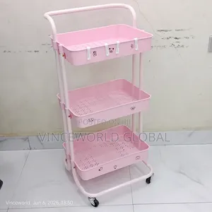 Plastic Trolley Pink