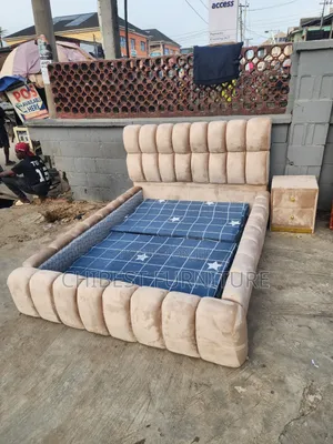 High Quality Cream Coloured Bubble Bed Frame