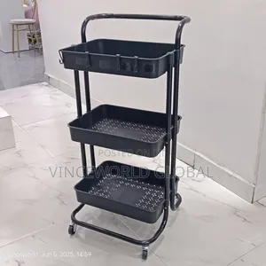 Plastic Trolley Black