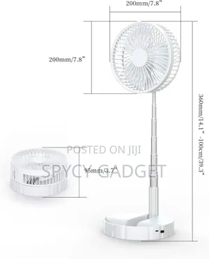 Extendable Rechargeable Foldable Fan