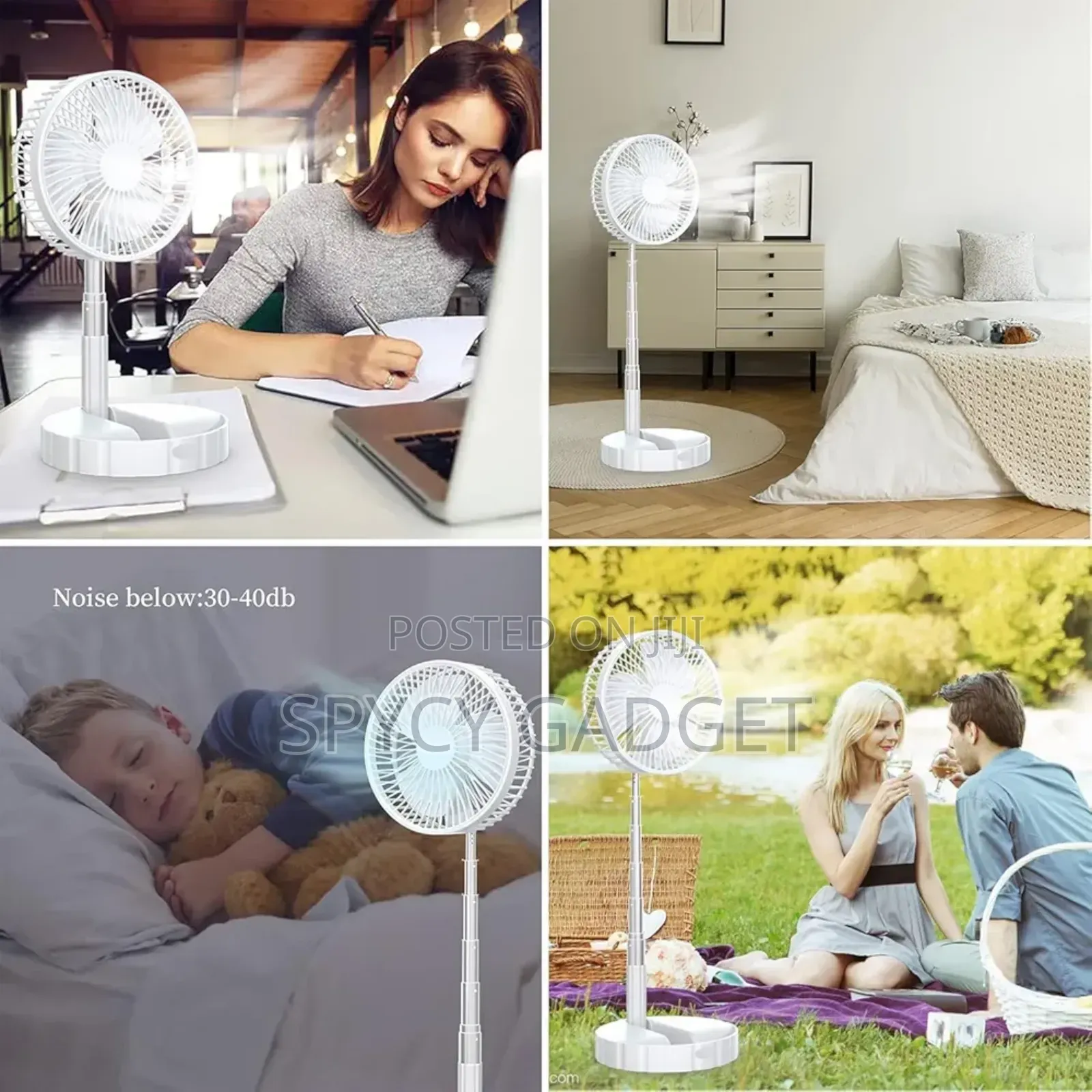 Extendable Rechargeable Foldable Fan