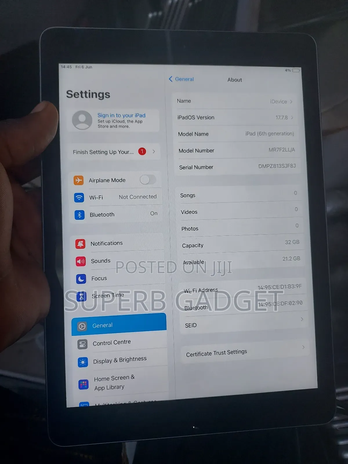 Apple iPad 9.7 32 GB Silver