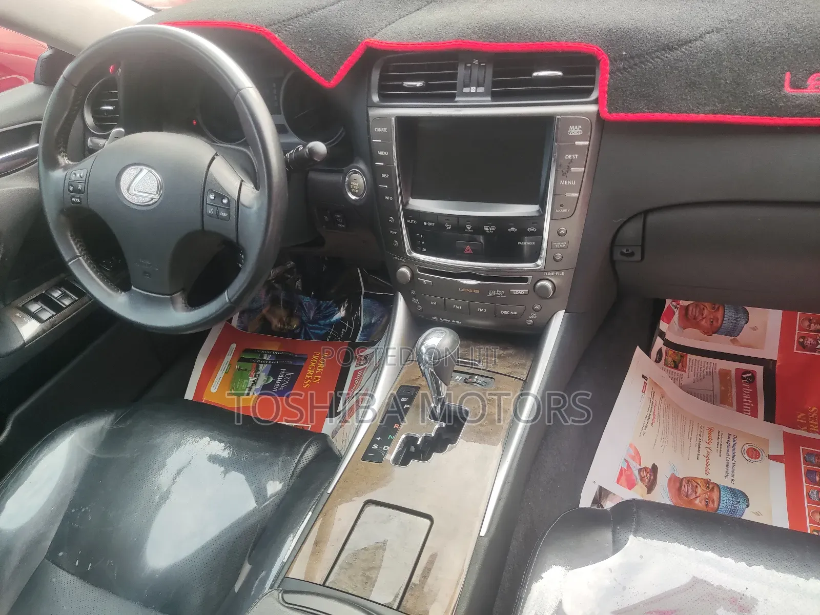 Lexus IS 250 Automatic 2010 Red