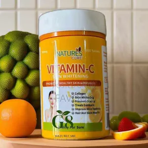 Nature's Cure Whitening Vitamin C-200 Tablets