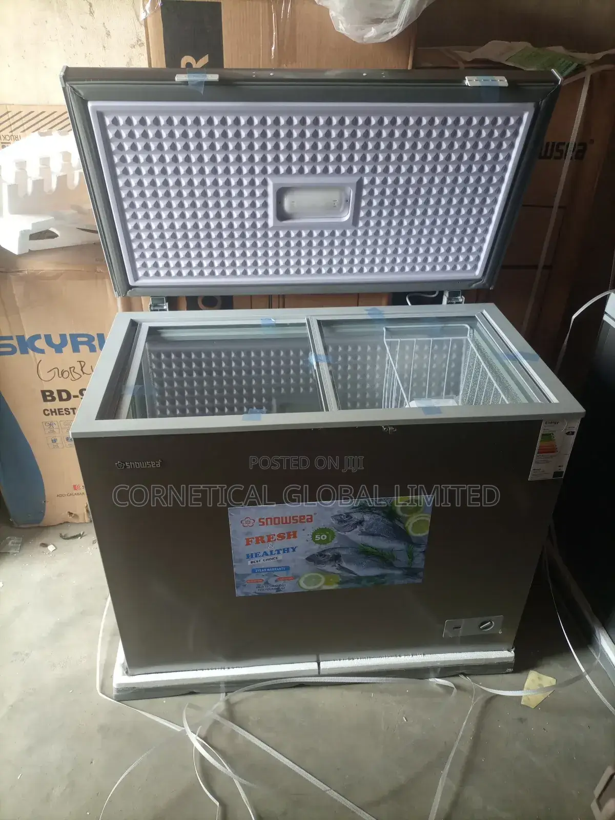 Snowsea 250 Litres Horizontal Deep Freezer Model Number Bd-370g