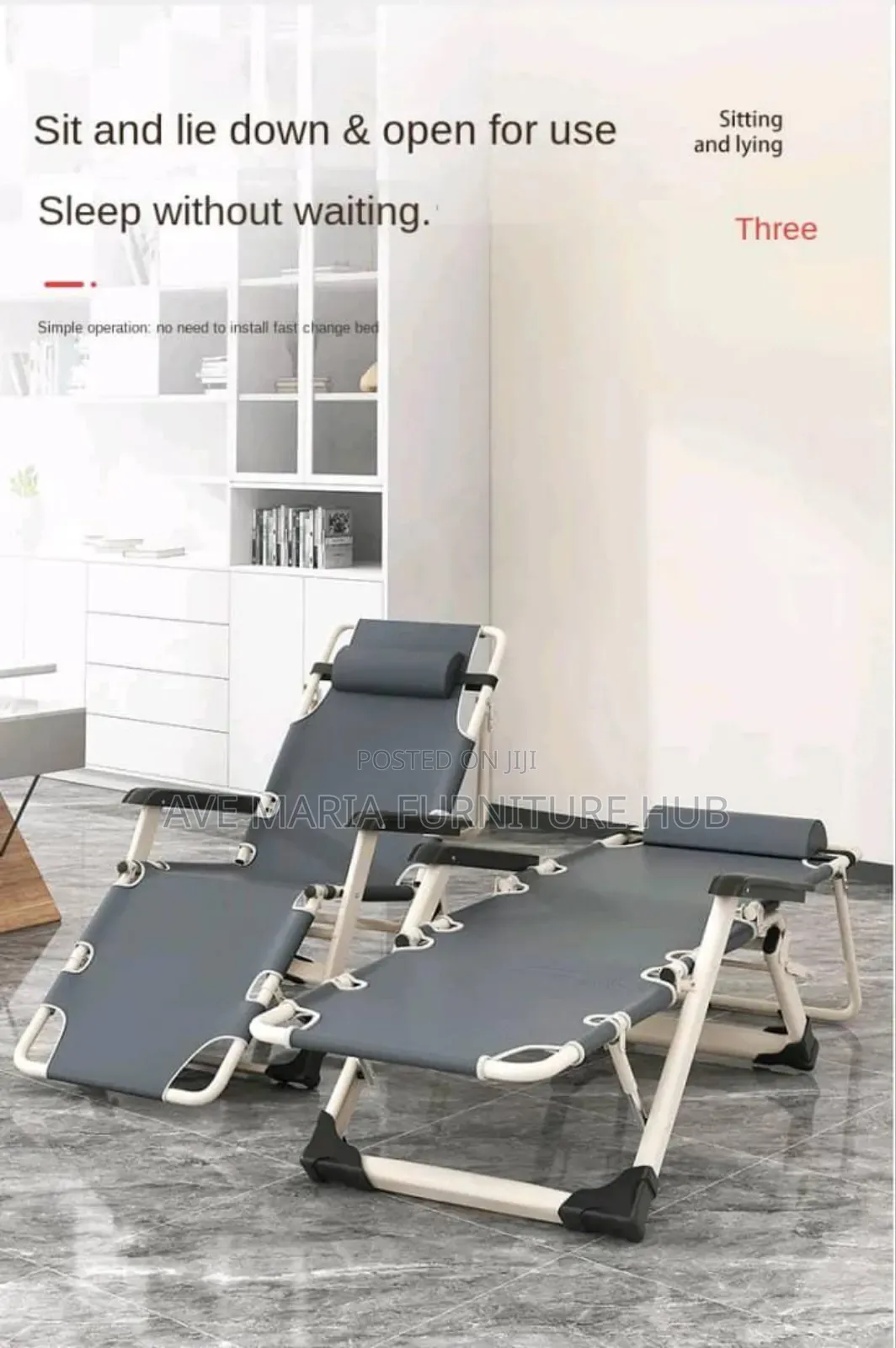 Sit and Lie Down Chair.