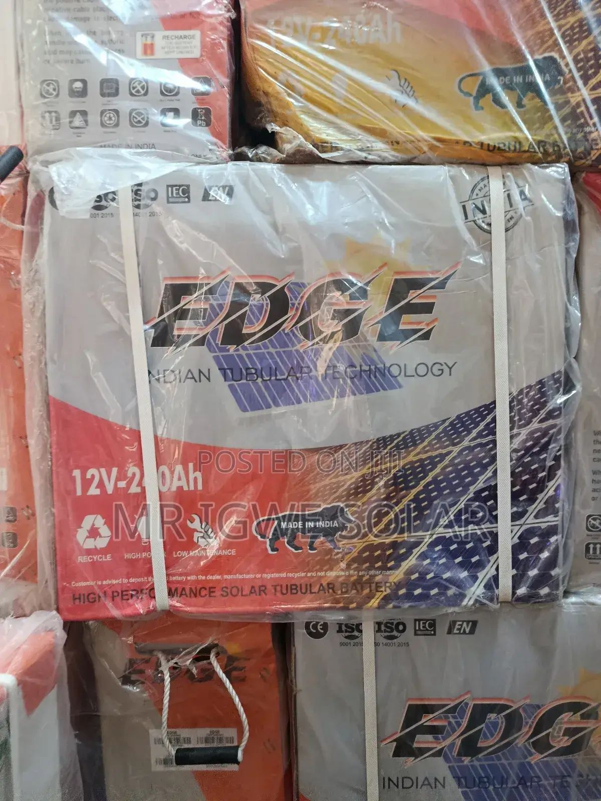 Edge Tall Tubular Battery