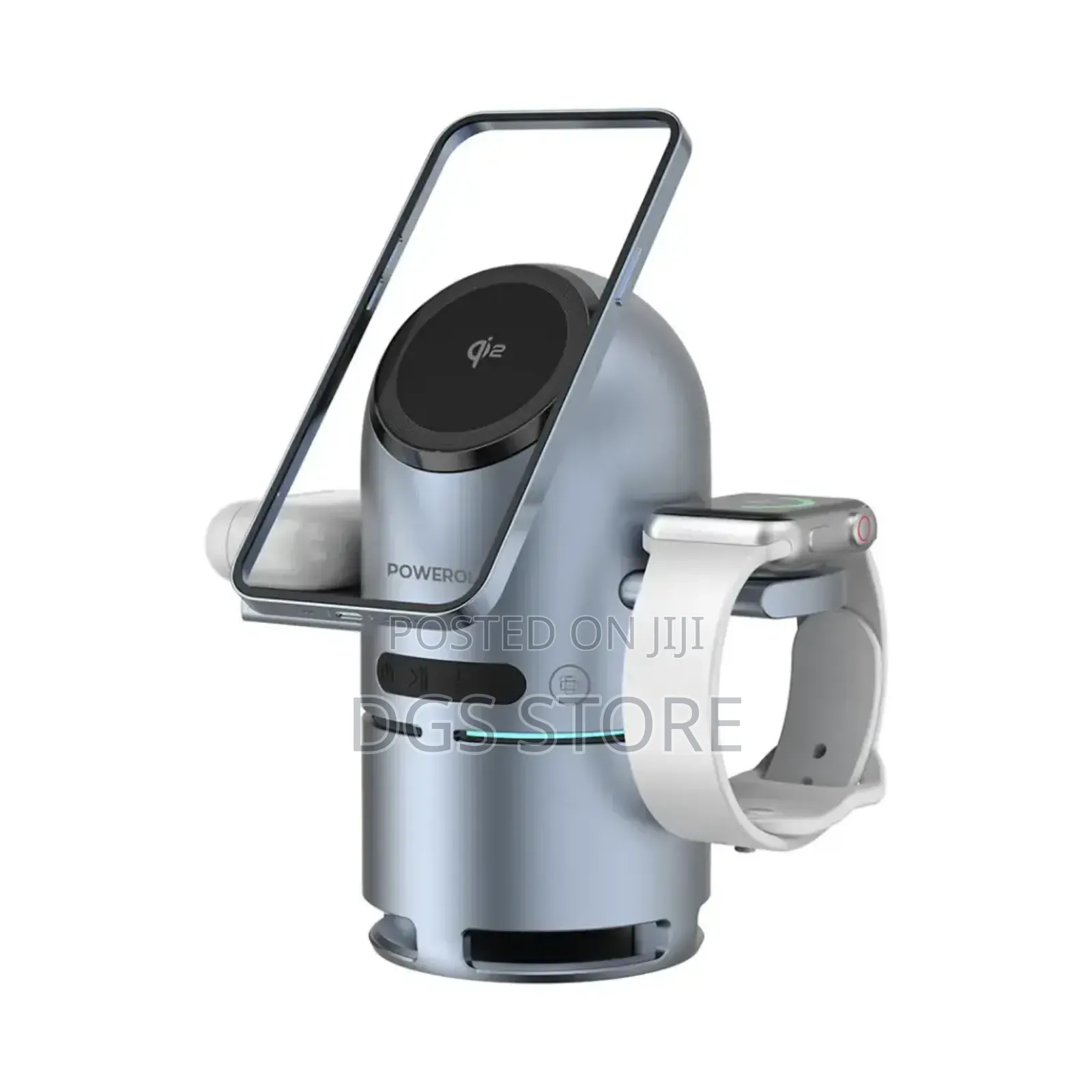Powerology Pwc039 Qi2/ Speaker Charge Station