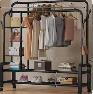  58kg Heavy Duty Double Pole Hanger With Tyre