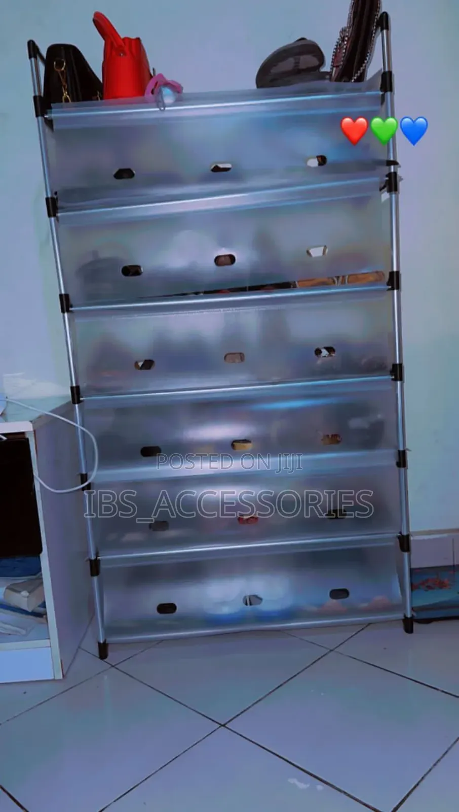 7 Storey Covered Shoe Rack