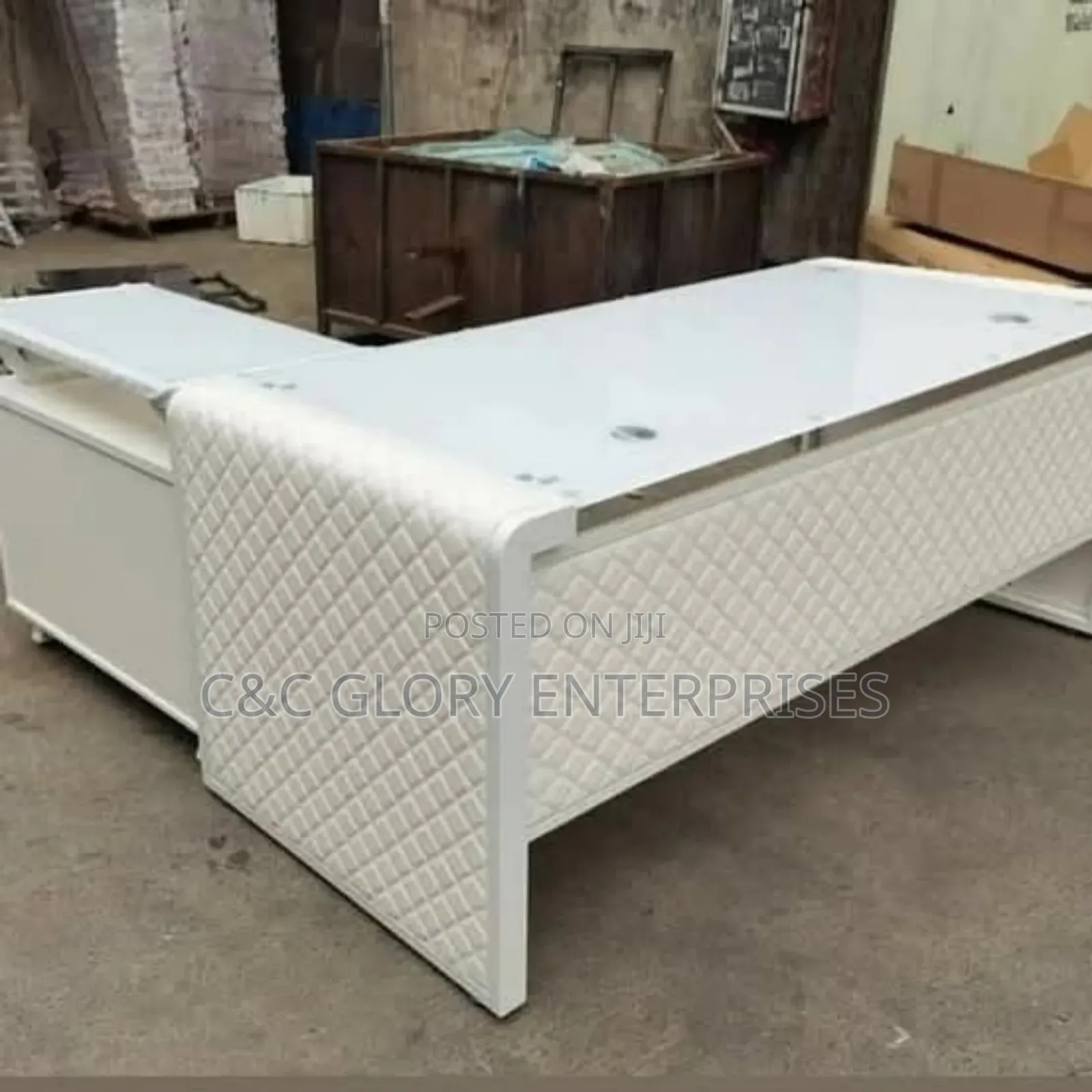 Executive Office Table White