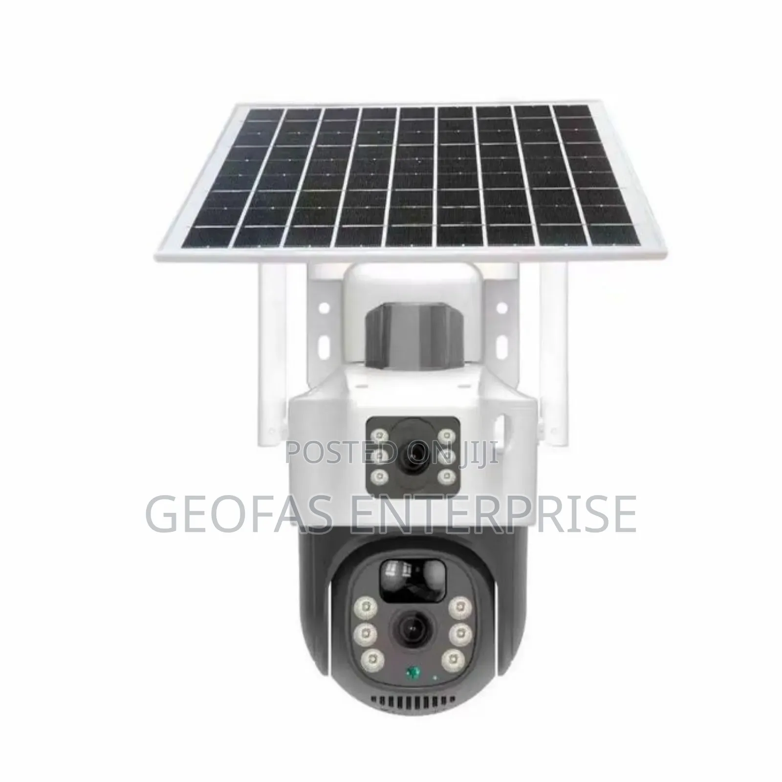 High Definition 4g Solar CCTV Projector Dual Lens Camera