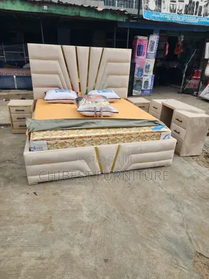 Light Cream Coloured 6by6 Bed Stand