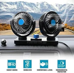 Double Headed Vehicle Fan