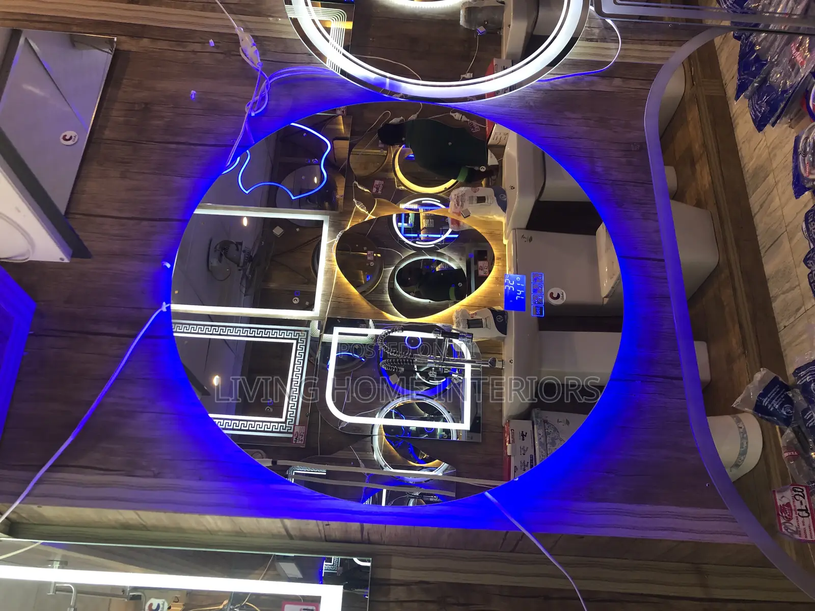 80 by 80 Bluetooth Mirror Treelight