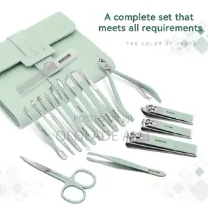 16 Piece Nail Care Kit Stainless Steel