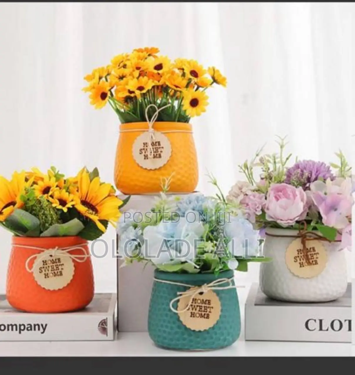 Sunflower Artificial Decorations Potted
