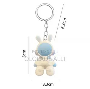 2pcs Space Rabbit Astronaut Key Chain