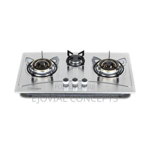 Qasa 3- Burner Stainless Steel Gas Cooker-Auto Ignition