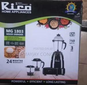 Rico Mg 1803 Mixer Grinder–Powerful.Efficient.Long-lasting.
