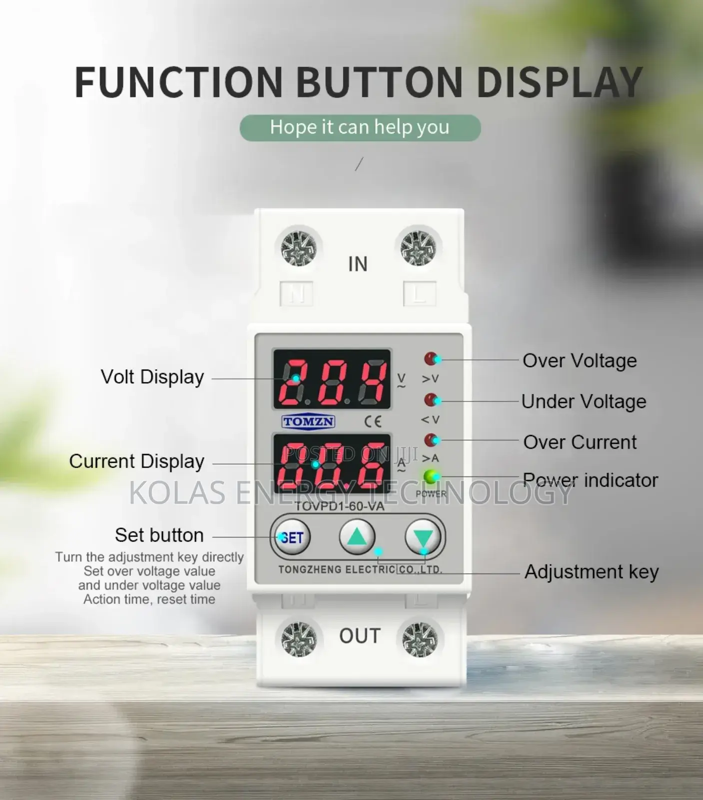 63a Voltage, Current Protector