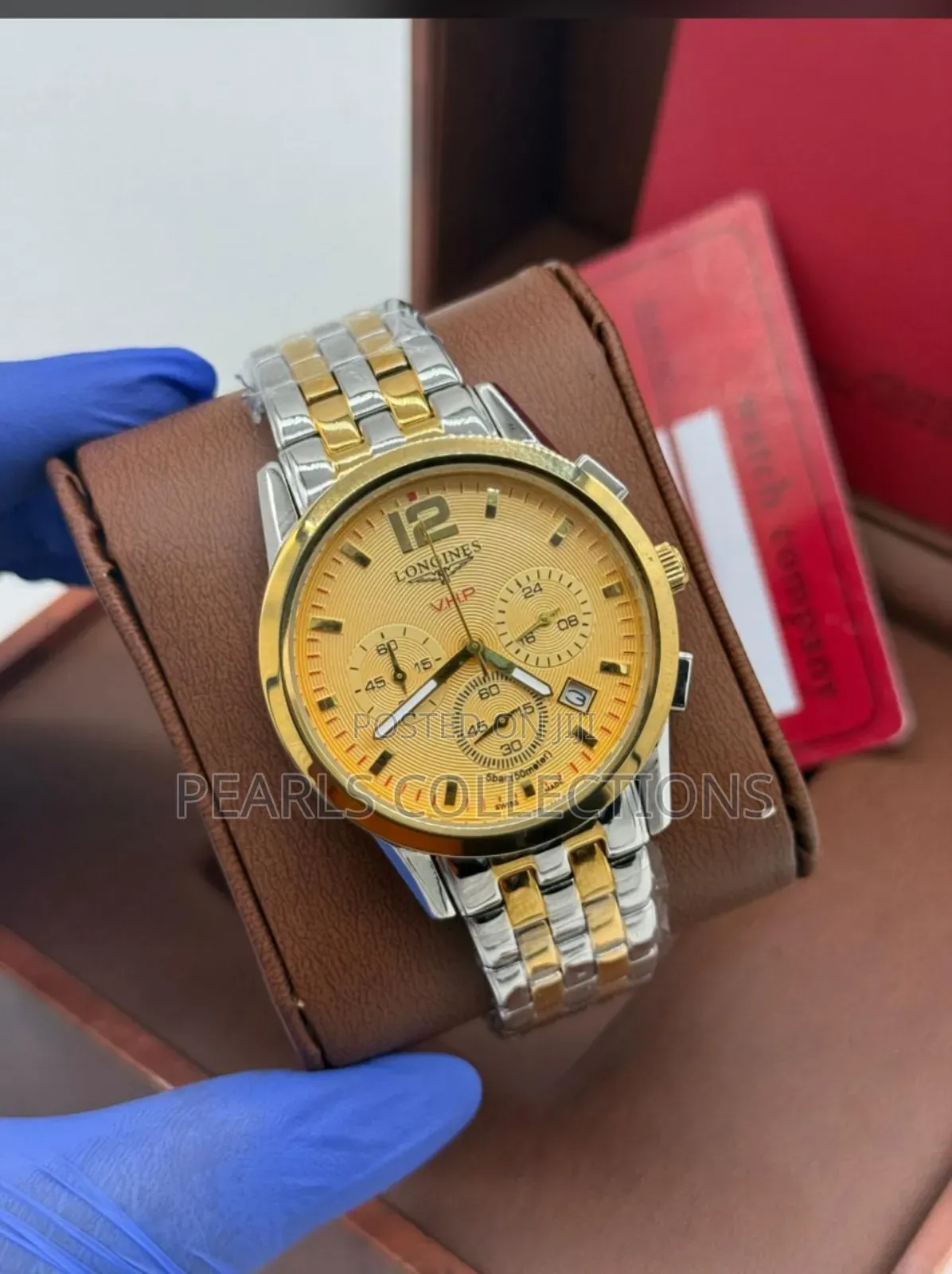 Longines Chrono Chain Wristwatch