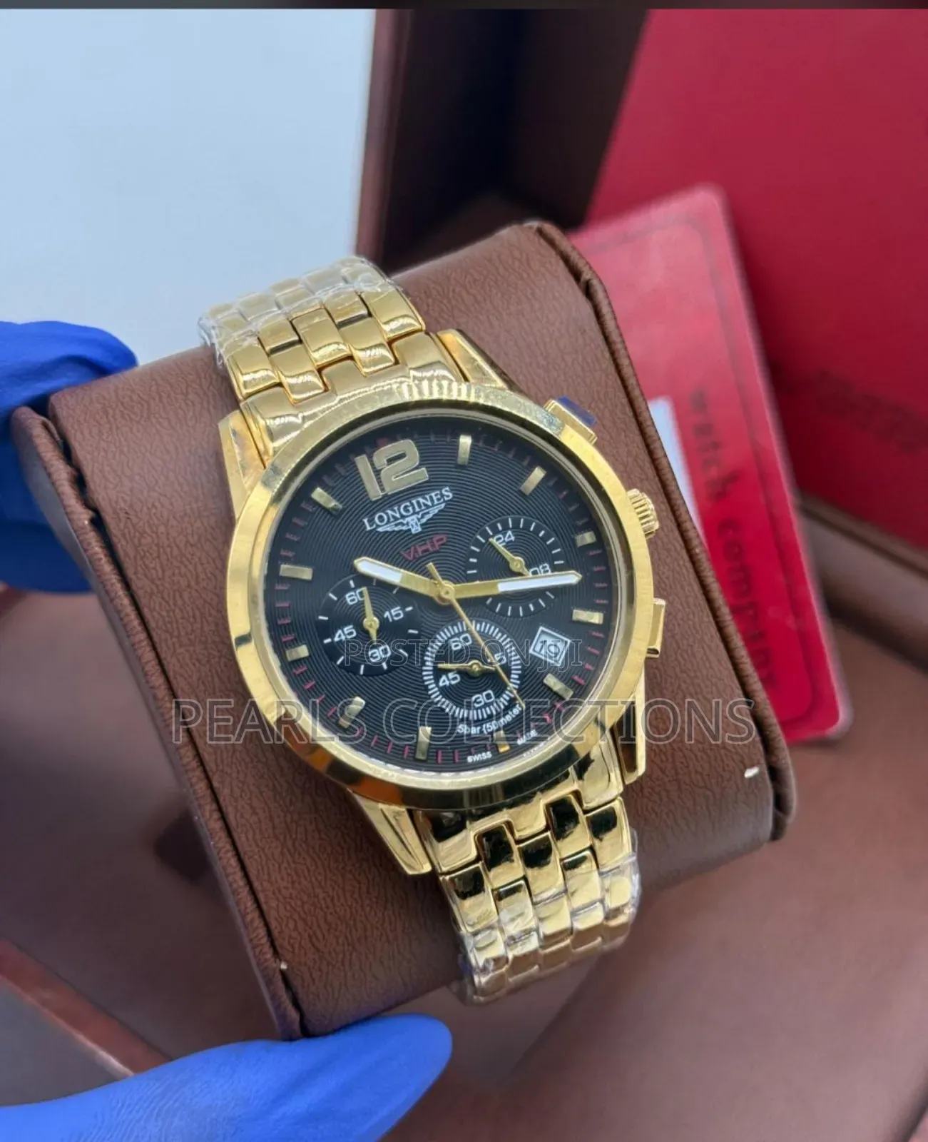 Longines Chrono Chain Wristwatch